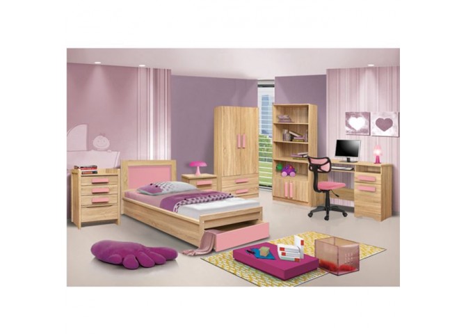 ΚΟΜΟΔΙΝΟ PLAYROOM SONAMA-ΡΟΖ HM331+HM336.02 40Χ48Χ39εκ.