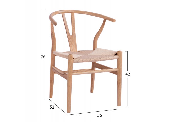 ΚΑΡΕΚΛΑ ΤΡΑΠΕΖΑΡΙΑΣ ΣΕ ΦΥΣΙΚΗ ΑΠΟΧΡΩΣΗ 56X52X76Υ εκ.