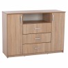 ΜΠΟΥΦΕΣ ΜΕ 2 ΝΤΟΥΛΑΠΙΑ Κ 3 ΣΥΡΤΑΡΙΑ SONAMA OAK  HM2430 120X45X85Yεκ.