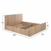 ΚΡΕΒΑΤΙ 170X205 SONAMA OAK HM2432