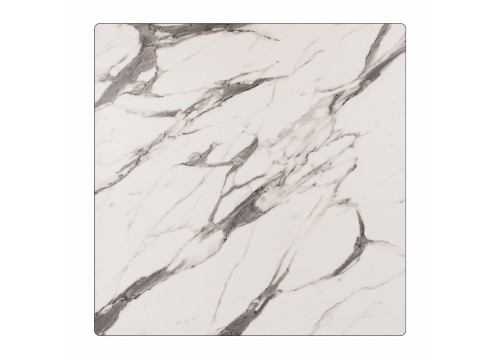 ΕΠΙΦΑΝΕΙΑ ΤΡΑΠΕΖΙΟΥ HPL HM5839.11 MARBLE WHITE-GREY 80x80 εκ. ΠΑΧΟΥΣ 12mm.