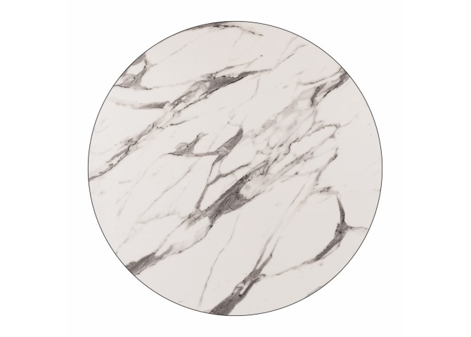 ΕΠΙΦΑΝΕΙΑ ΤΡΑΠΕΖΙΟΥ HPL HM5841.11 MARBLE WHITE-GREY Φ60 εκ. ΠΑΧΟΥΣ 12mm.