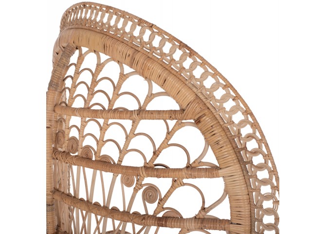 ΠΟΛΥΘΡΟΝΑ ROYAL PEACOCK ΑΠΟ BAMBOO ΜΕ ΜΑΞΙΛΑΡΙ 134X65X170Yεκ.HM9342