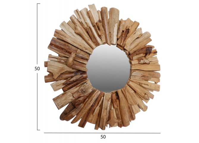 ΚΑΘΡΕΠΤΗΣ ΜΑΣΙΦ ΞΥΛΟ ΤΙΚ ΦΥΣΙΚΟ HM7719 50X5X50ΕΚ.
