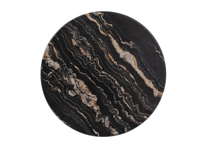 ΕΠΙΦΑΝΕΙΑ ΤΡΑΠΕΖΙΟΥ ΣΤΡΟΓΓΥΛΗ 5787 WERZALIT Φ60 BLACK GOLD MARBLE HM5227.15