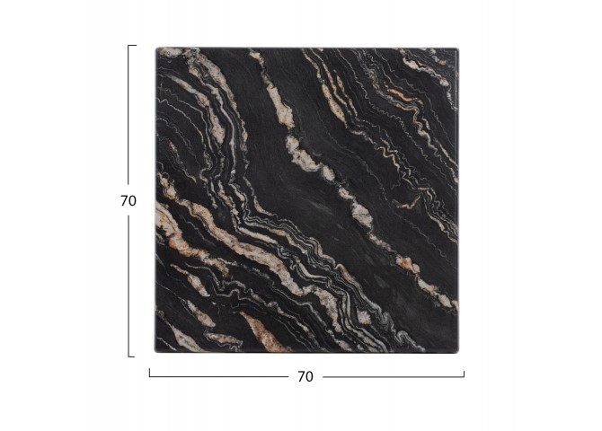 ΕΠΙΦΑΝΕΙΑ ΤΡΑΠΕΖΙΟΥ ΤΕΤΡΑΓΩΝΗ 5787 WERZALIT 70X70 εκ. BLACK GOLD MARBLE HM5230.15