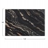 ΕΠΙΦΑΝΕΙΑ ΤΡΑΠΕΖΙΟΥ ΟΡΘΟΓΩΝΙΑ 5787 WERZALIT 120X80εκ. BLACK GOLD MARBLE HM5630.15