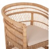 ΠΟΛΥΘΡΟΝΑ HM9635.04 ΞΥΛΟ ΜΑΟΝΙ ΕΠΕΝΔΥΣΗ RATTAN ΛΕΥΚΟ ΜΑΞΙΛΑΡΙ ΚΑΘΙΣΜΑΤΟΣ 80x70x86Υεκ.