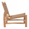 ΚΑΡΕΚΛΑ LONDER HM5986 ΞΥΛΟ TEAK ΣΕ ΦΥΣΙΚΟ ΚΑΙ ΣΥΝΘΕΤΙΚΟ RATTAN 63x77x77Υεκ.