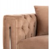 ΚΑΝΑΠΕΣ τ.CHESTERFIELD MOBAR HM3263.03 ΜΠΕΖ ΒΕΛΟΥΔΟ-ΜΕΤΑΛΛΙΚΑ ΠΟΔΙΑ 212x87x68Υεκ