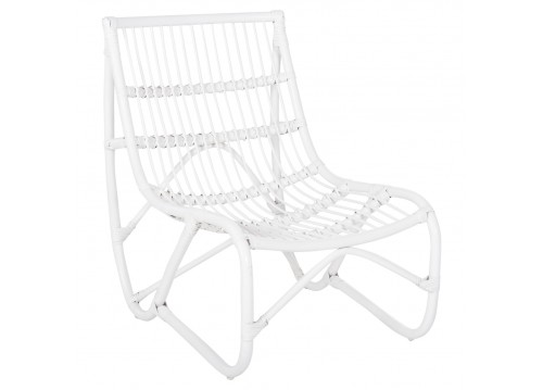 ΠΟΛΥΘΡΟΝΑ GRINN HM9815.03 ΡΑΒΔΟΙ RATTAN ΣΕ ΛΕΥΚΟ 56,5x73,5x79,5Υ εκ.