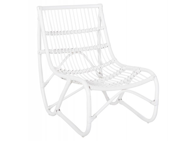 ΠΟΛΥΘΡΟΝΑ GRINN HM9815.03 ΡΑΒΔΟΙ RATTAN ΣΕ ΛΕΥΚΟ 56,5x73,5x79,5Υ εκ.