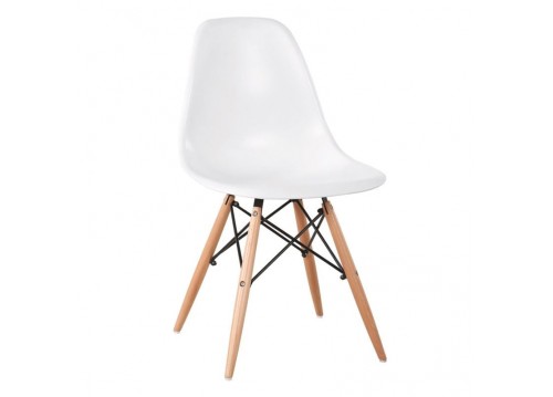 Μοντέρνα καρέκλα σε λευκό χρώμα