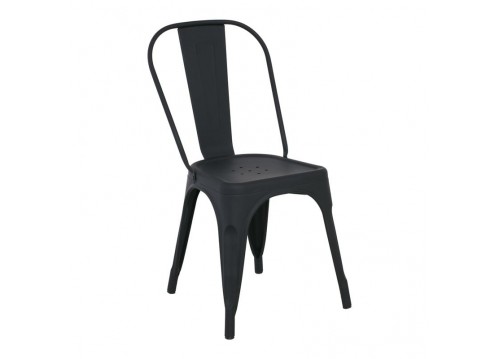 Καρέκλα Μεταλλική Μαύρη