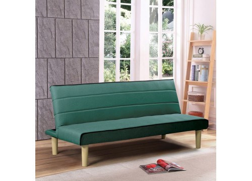 BIZ Καναπές / Κρεβάτι Σαλονιού - Καθιστικού / Ύφασμα Πράσινο