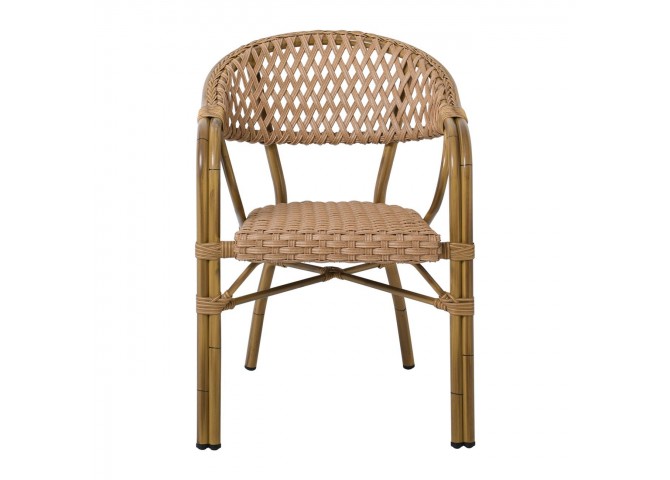 Rattan Πολυθ.ALU & Wicker Φυσικό