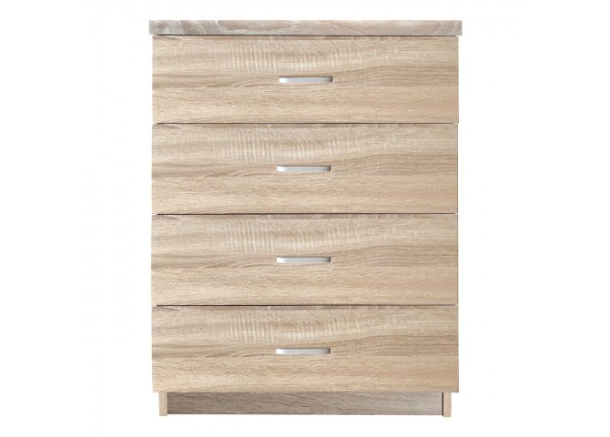 DRAWER Συρταριέρα 4-Συρτάρια 60x40x80cm Sonoma