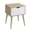 ALIDA Bedside 40x36x50cm Sonoma/White