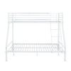 DOUBLE Deck Bed (140x190+90x190)cm Metal White