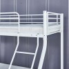 DOUBLE Deck Bed (140x190+90x190)cm Metal White