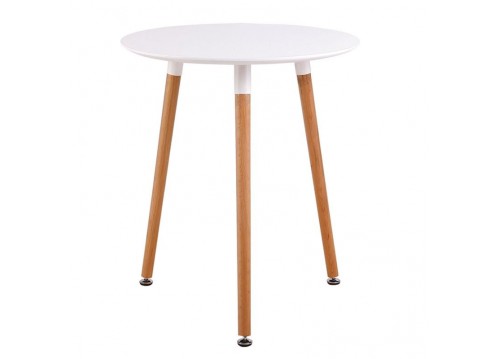 Τραπέζι λευκό Φ60x68cm