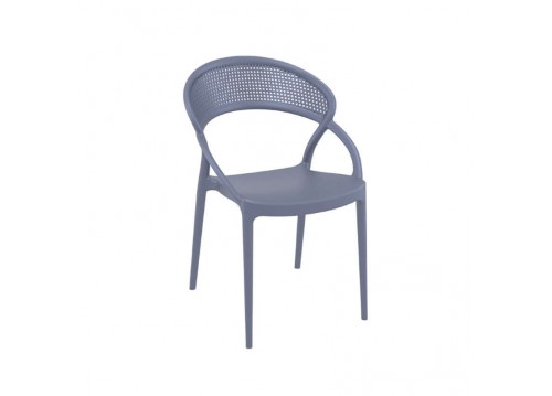 Sunset chair design dark grey