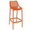 Σκαμπώ Air bar 75 orange 45x53x105cm