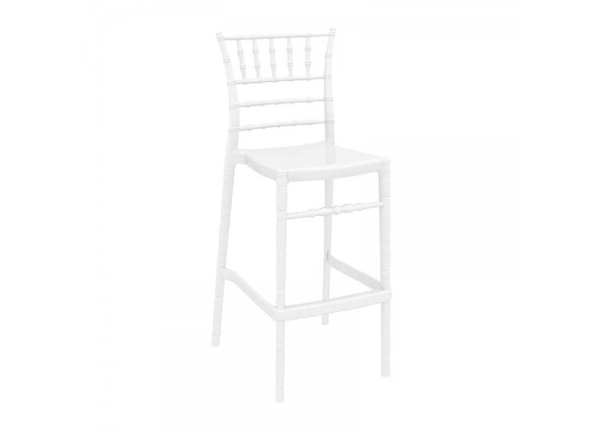 Σκαμπώ Chiavari white glossy 75cm