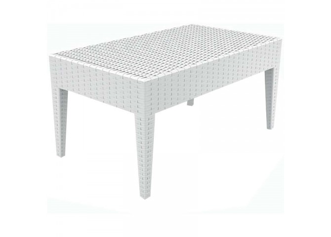 Τραπεζάκι Miami lounge white 92x53x45