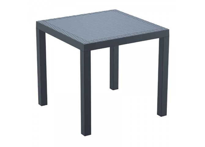 Τραπέζι Orlando 80x80x75 dark grey