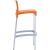 Σκαμπώ bar Gio 75 orange 39x45x96cm