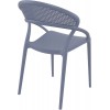 Sunset chair design dark grey