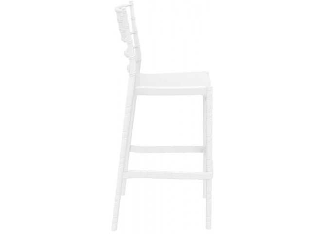 Σκαμπώ Chiavari white glossy 75cm