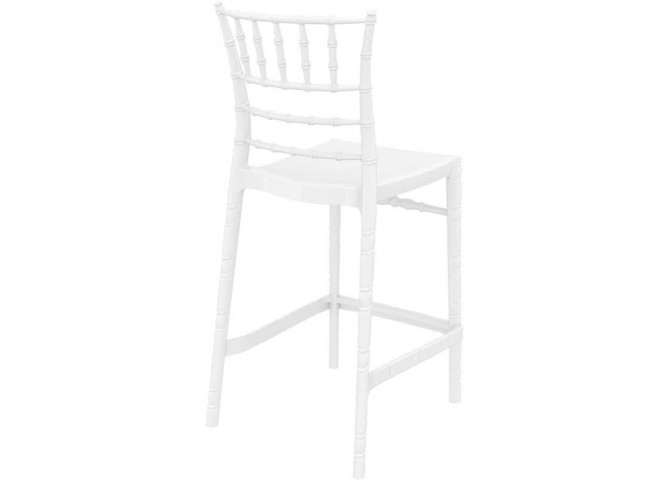 Σκαμπώ Chiavari white glossy 65cm