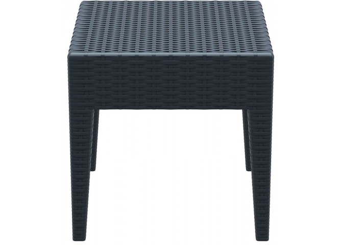 Τραπεζάκι βοηθητικό Miami lounge dark grey 45x45x45