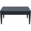 Τραπεζάκι Miami lounge dark grey 92x53x45