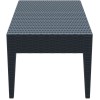 Τραπεζάκι Miami lounge dark grey 92x53x45