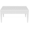 Τραπεζάκι Miami lounge white 92x53x45