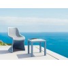 Βοηθητικό τραπέζι ocean silver grey 45x45x45