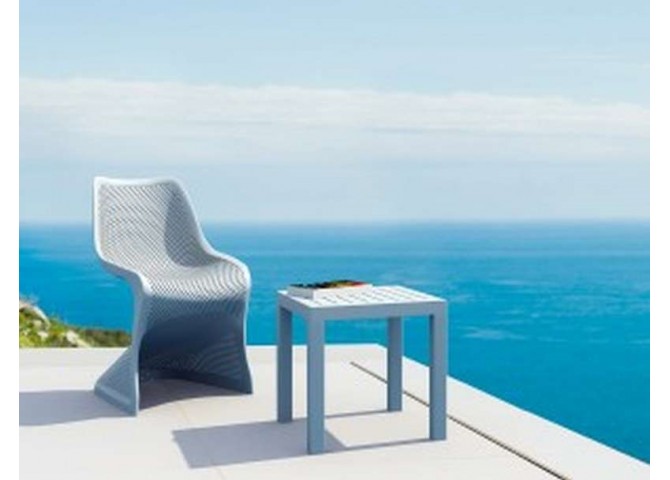 Βοηθητικό τραπέζι ocean silver grey 45x45x45