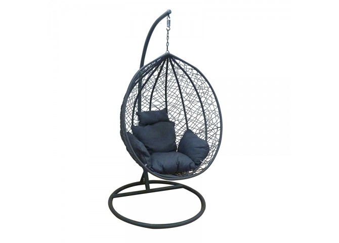 NEST34 ΑΝΘΡΑΚΙ 105X119/Φ102Χ198εκ. ΜΕΤΑΛΛΙΚΗ