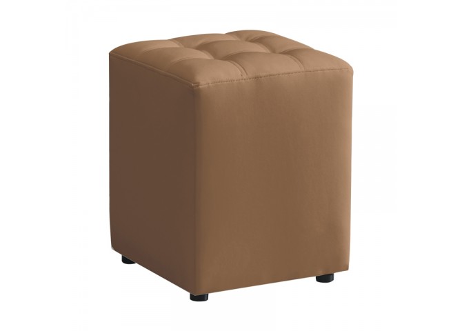 CUBE CAPPUCCINO PU ΣΚΑΜΠΟ 35X35X42εκ.