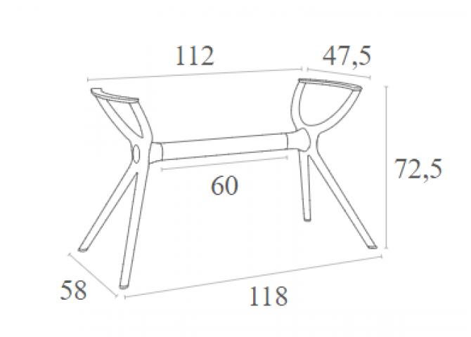 ΑΙR ΒΑΣΗ DOVE GREY MEDIUM ΜΕΣΑΙΑ ΠΟΛ/ΝΙΟΥ 158,5x58x72,5εκ.