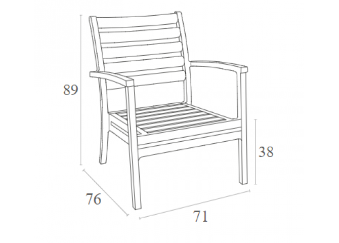 Πολυθρόνα Artemis XL white