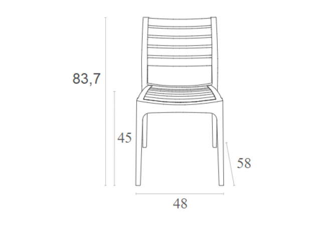 Καρέκλα Ares teak