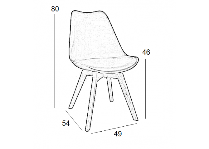 Καρέκλα με ξύλινο σκελετό & μοντέρνο design