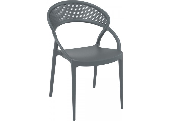 Sunset chair design dark grey