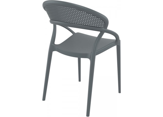 Sunset chair design dark grey