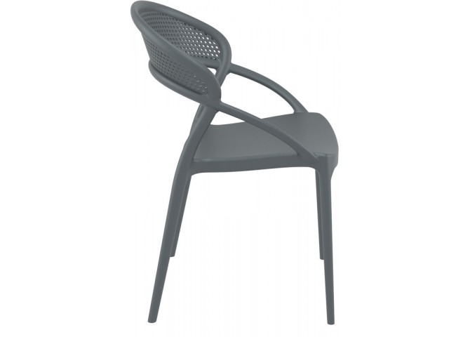 Sunset chair design dark grey